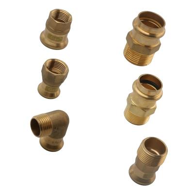 China Gas Distribution System Hot Sales Brass Male Adapter Press Fitting for sale