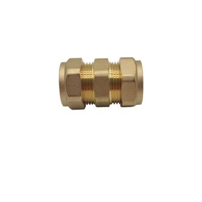 China Hot Sale Brass Male Coupler Plumbing Brass Compression Fittings For Copper Pipe for sale