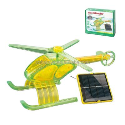 China DIY Intellectual in Benzene Children's Kit Toys Educational DIY Solar Helicopter for sale