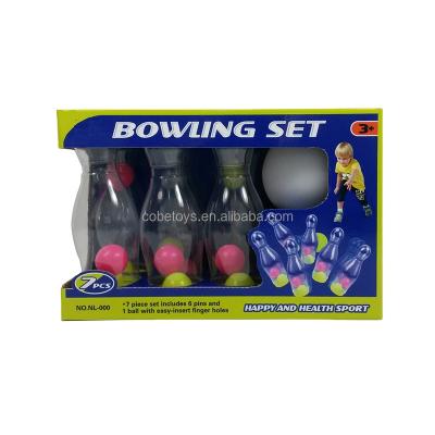 China Indoor toys kids score game set plastic outdoor bowling for teenagers CB010403 for sale