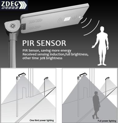 China 5 years integrated solar all in one street light Garden Led Solar Street Light 15W-60W for sale