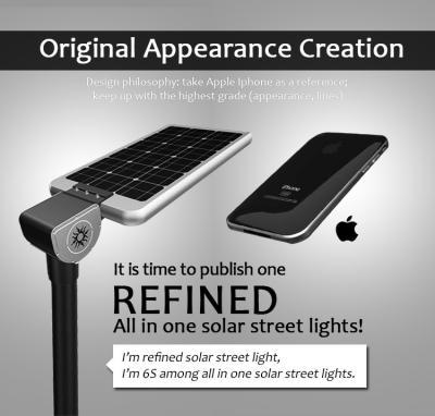 China All in One Integrated Lighting 30W Solar Street Light LED, All in One Integrated Lighting 30W Solar Street Light LED for sale