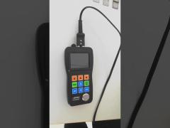 A scan ultrasonic thickness gauge calibration