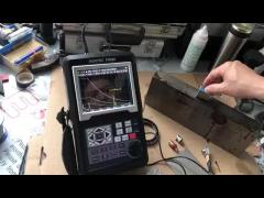 How to operate Ultrasonic metal detector HUATEC FD560 with DAC curve