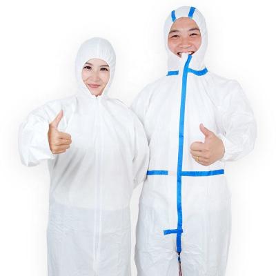 中国 Fluid Proof Waterproof Disposable Protective Coveralls For Medical Clinics 販売のため