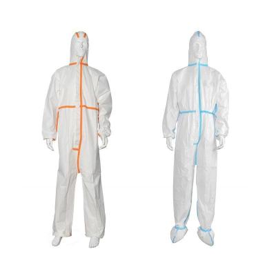 Κίνα Medical Grade Non Woven Disposable Coverall Protective Suit 20g-70gsm προς πώληση