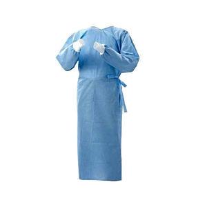 Κίνα SMS Disposable Surgical Gown Medical Non Woven Isolation Gowns 30Gsm προς πώληση