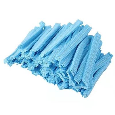 China Disposable Non Woven Cap Disposable Clip Cap Mop Bouffant Hair Cover for sale