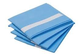 China Non Woven Sterile Surgical Drapes Split Sheet Iso Orthopedic Anti Slip Foam Backing for sale