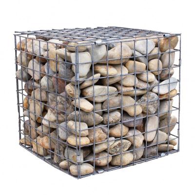 China Galfan Coated Alloy Galvanized Wire Gabion Mesh Basket Cage for sale