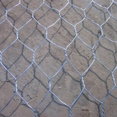 China High Tensile Strength 3.4mm Galvanized Gabion Hexagonal Mesh For River Bank Protection for sale