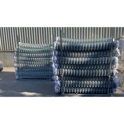 China Galvanized Iron Wire Chain Link Mesh with PVC Coating for Garden Fence for sale