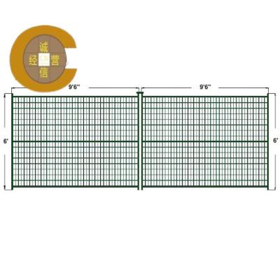 China Welded Mesh Temporary Fence Panel Galvanized Iron Wire Partition Fence Screen for sale