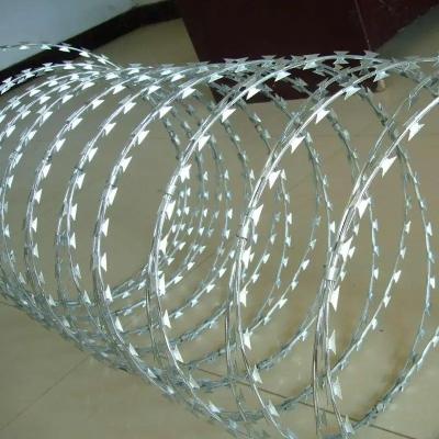 China 2.5mm Galvanized Iron Single Razor Wire for sale