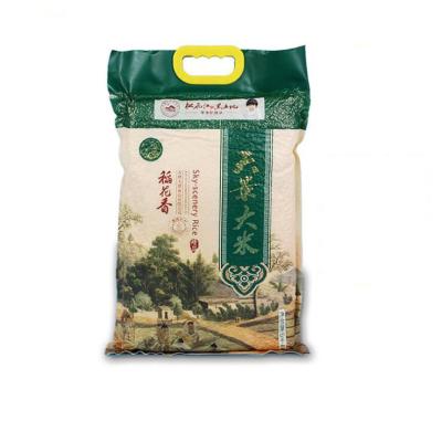 China Food Dongguan Lamination Printed Plastic Packaging Rice Bag for sale