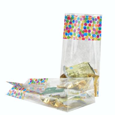 China Wholesale Moisture Proof Clear Plastic Candy Food OPP Bag Packing With Block Bottom for sale