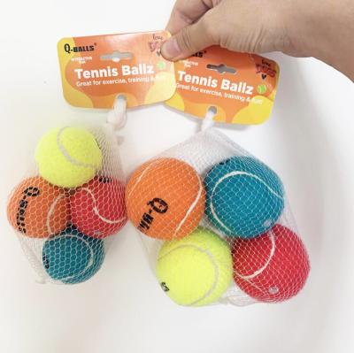 China For promotion and pets hot sale OEM cheap custom logo PET tennis ball tennis ball for promotion for sale