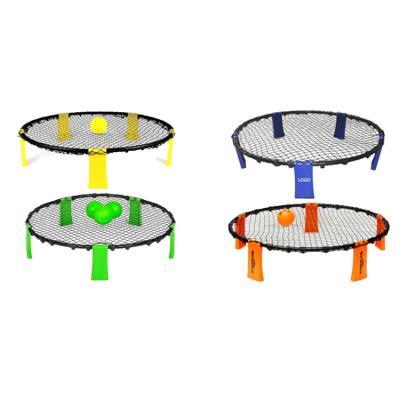 China High Quality Durable and Portable Beach Play Trampoline Net 3 Balls A Portable Durable Custom Set Spike Ball Carrier Included OEM Logo and Size for sale