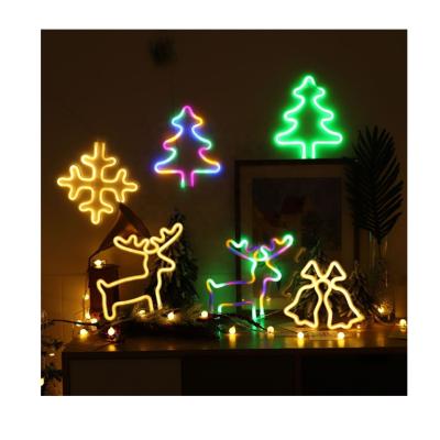 China Christmas Christmas Tree Decoration Guangzhou Led Neon Lights Words Neon Wall Led Lights Sign Custom for sale