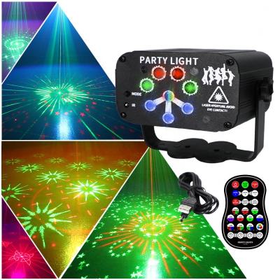 China Colorful LED Stage Light Christmas Projection Laser Light Disco Light for sale