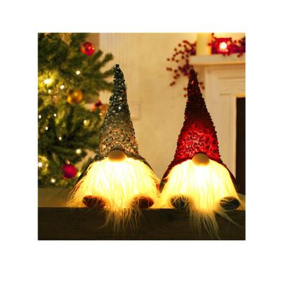 China Christmas Present& Decoration Led Christmas Lights Decoration Elf Toy Holiday Present Tabletop Christmas Decorations for sale