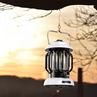 China Outdoor Waterproof LED Camping Lantern Lights Vintage Enhancing Dimming Rechargeable Lamp for sale