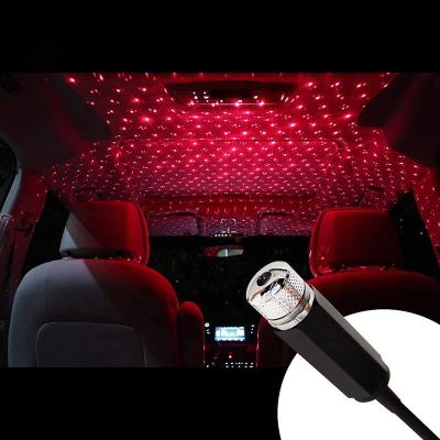 China Car Using LED Atmosphere Light Car Roof DJ Music Laser Projection USB Starlight Night Decor Lamp For Car for sale