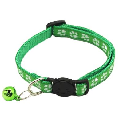 China Dogs Footprint Collar Bell Neck Patch Cloth Bell Collar Dog Collar Pet Supplies for sale