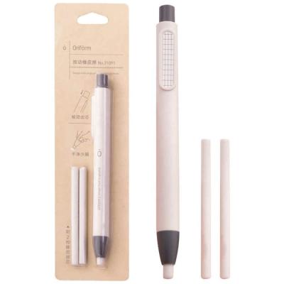 China Office Eraser Sketch Stationery Student Stationery Auto-graduation Pen Shaped Eraser for sale