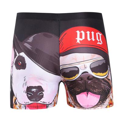 China Men's Print Breathable Boxer Embarrassment Proof Swimsuit Spa Loose Sexy Swimming Trunks for sale