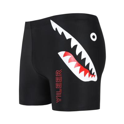 China New Wholesale Comfortable Men's Breathable Offset Printing Shark Design Quick Dry Swimming Trunks Large for sale