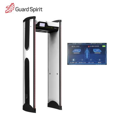 China Large Display Network Support Walk Through XYT2101-A7LCD Metal Detector for sale