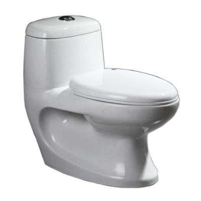 China Cheap Toilet 100mm Pakistan Chaozhou Style Double-Flow Style One-Piece Cistern Fittings Ceramic Oval Toilet for sale