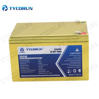 China 12.8v 10ah deep cycle lithium battery factory price Tycorun battery cycle scooter rechargeable battery pack for sale