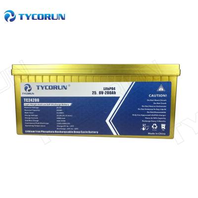 China Deep Cycle Battery Tycorun 24V 80Ah 100Ah 150Ah 200Ah Lithium Ion Battery Lifepo 4 Battery Pack For Storage Solar Energy System for sale