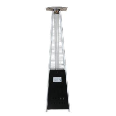 China High quality and inexpensive stocked outdoor black tower patio gas heaters for outdoor rooftop dinner heating and so on. for sale