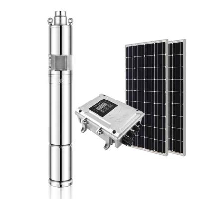 China Solar powered outdoor irrigation and agriculture booster water pump BLDC system for agriculture farm irrigation for sale