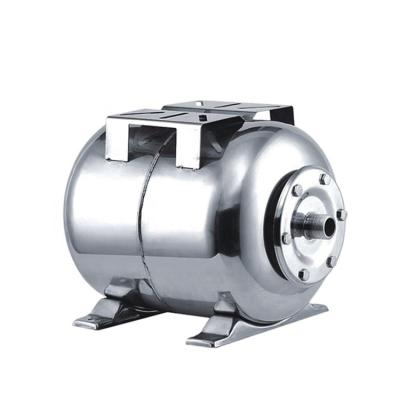 China Home Use Stainless Steel Water Pump Parts High Pressure Horizontal Tanks Pressure Vessel Tank for sale