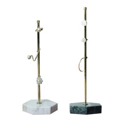 China Reusable Jewelry Holder Display For Earring Hanging Metal Gold Earring Display Stand Counter For Sale for sale