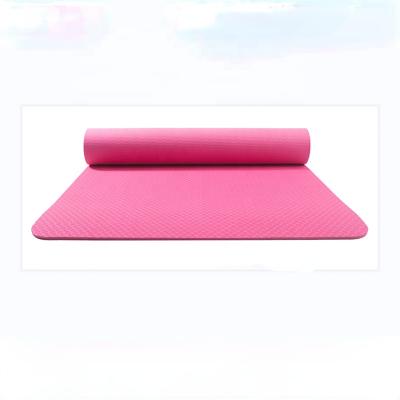 China Customized Eco Friendly Hot Sale 4mm 6mm 8mm 10mm 20mm Yoga Pilate Exercise Band Non Slip Exercise Yoga Mat for sale