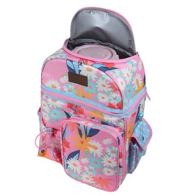 China Eco-Friendly ISO BSCI Waterproof Factory Cooler Backpack Insulated Thermal Ice Food Delivery Bag Lunch Bag For Women Cooler Bags for sale