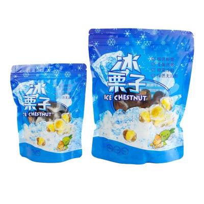 China Wholesale Food Grade Food Grade Flat Pouch Custom Fruit Food Resealable Zipper Packaging Plastic Laminate Pouches For Frozen Food Pouch for sale