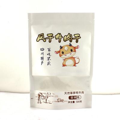 China Recyclable Flexble Packaging Stand Up Bag Heat Seal Pouch Snack Bag Aluminized Foil Bag With Zipper Tear Notch for sale