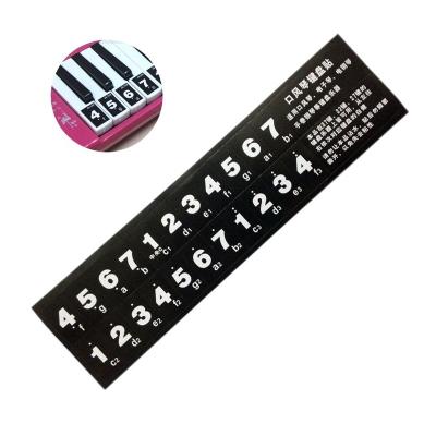 China Durable and Professional New Arrivals Melodica Keyboard Stickers 37/32/27 Principal Phonetic Symbol Paster for Melodica Organ Piano Beginners for sale