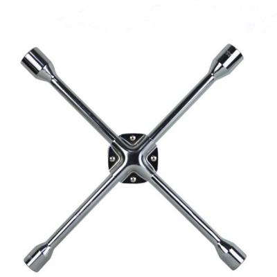 China Smooth Heavy Duty Hook Spanner 4-Way Cross Wrench Universal Torque Wrench for sale