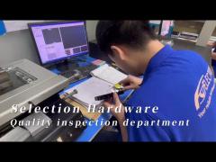 Selection Hardware: Protecting the quality of customized parts with precision testing technology
