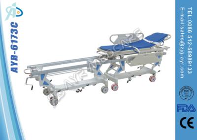 China Cold Roll Steel Ambulance Patient Transfer Stretcher Cart For Operation Room for sale