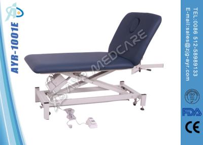 China Metal Powder Coating Height Adjustable Medical Massage Table With Soft Mattress for sale