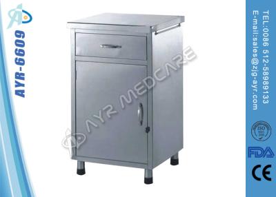 China Custom Medical Hospital Furniture Stainless Steel Bedside Cabinet for sale