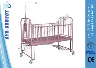 China Steel Manual Hospital Pediatric Bed With Back And Leg Function for sale